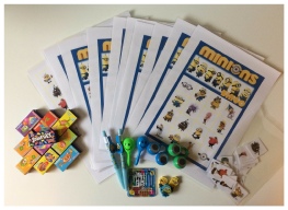 kant en klaar feestpakket bingo Minions